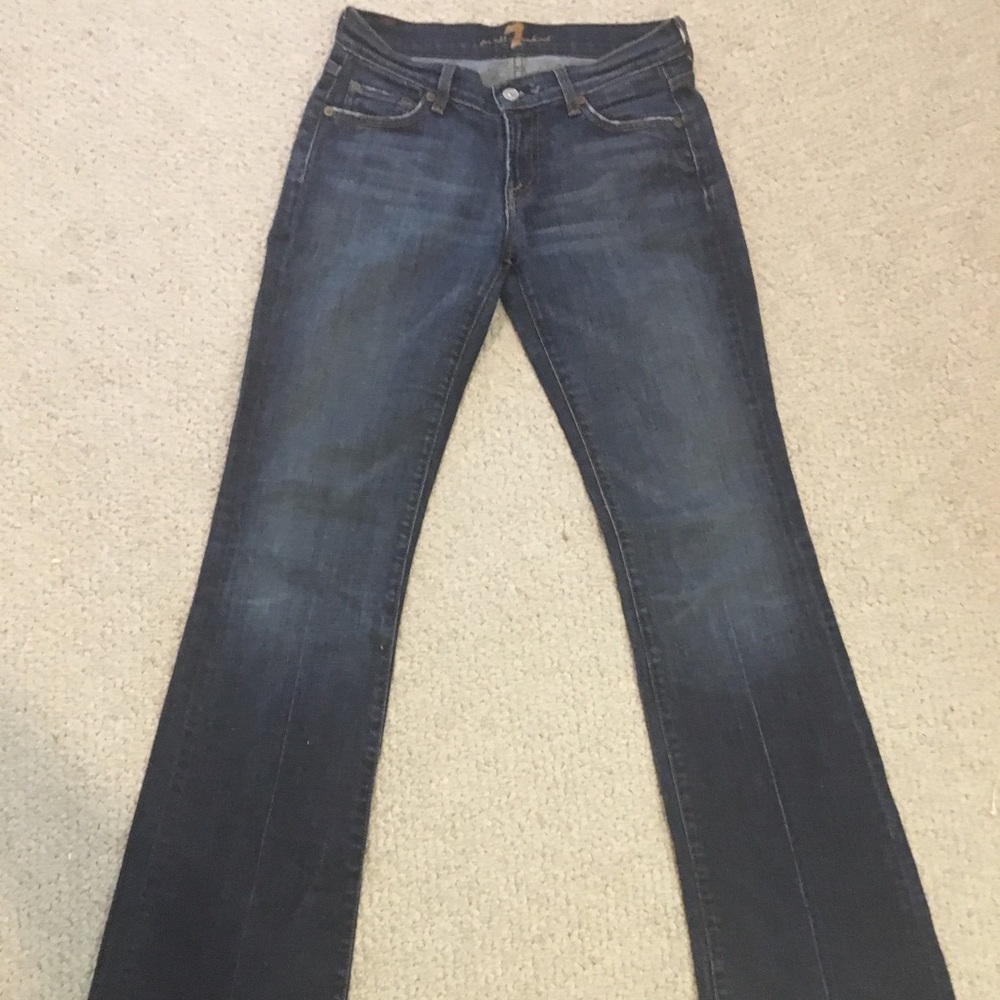 7 for all mankind sz 25 boot cut jeans